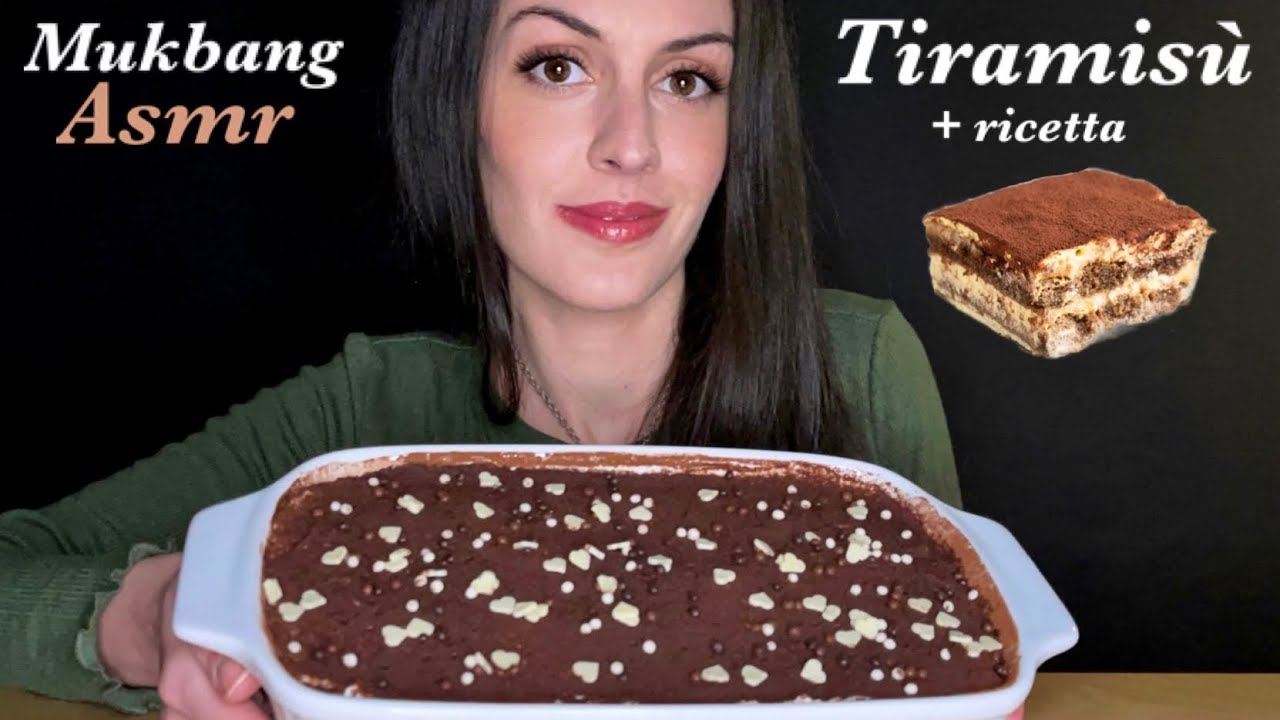 ASMR ita TIRAMISÙ 😋🤩 MUKBANG ita (fatto in casa + ricetta) | Eating Sounds - Eating Show
