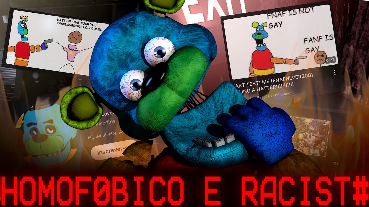 O PIOR FÃ DE FNAF! (FNAFlover2008) KKKKKKKKKKKK