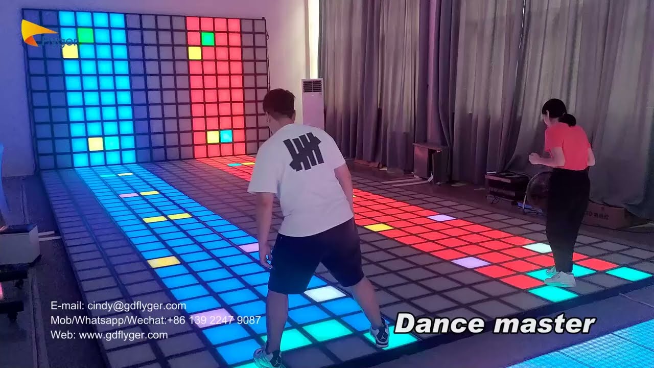 Ｎew game! interactive game led floor factory