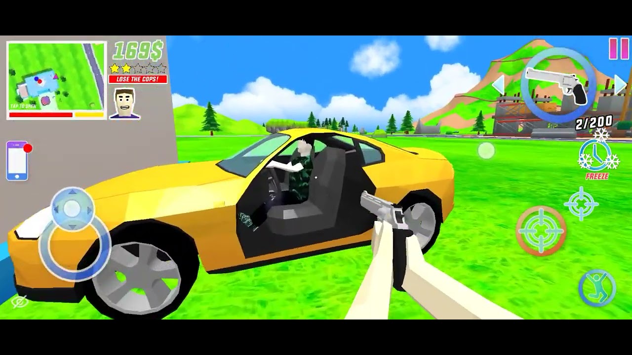 Playing dude theft wars 