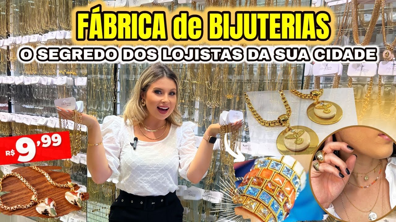 BIJUTERIAS BARATAS Para REVENDER No BRÁS SP, CONHEÇA FORNECEDOR DE BIJUTERIAS No BRÁS ATACADO 2023