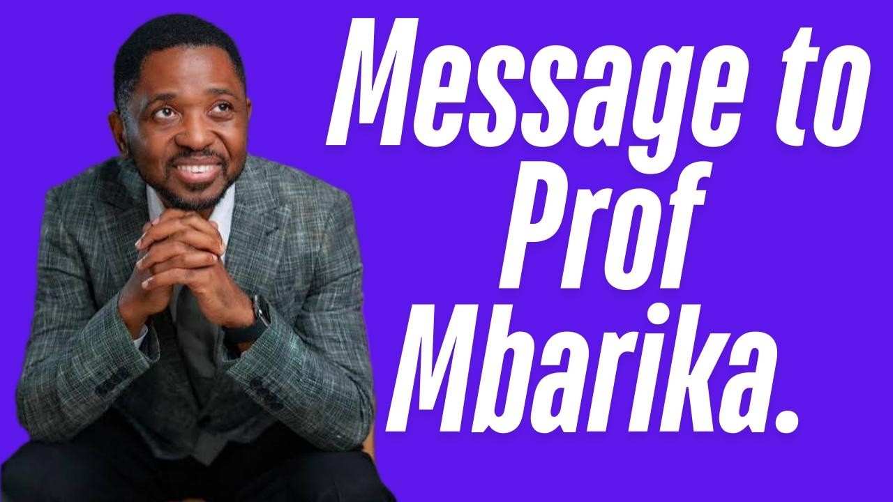 Профессор Мбарика, вы не можете исправить эту гнилую систему.