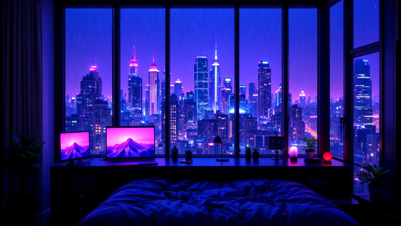 New York City Lofi 🌙 Lofi Rain Beats for Late Night Work & Focus