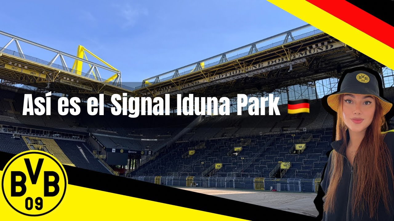 Recorrí el estadio del Borussia Dortmund y fue más increíble de lo que imaginé 🔥