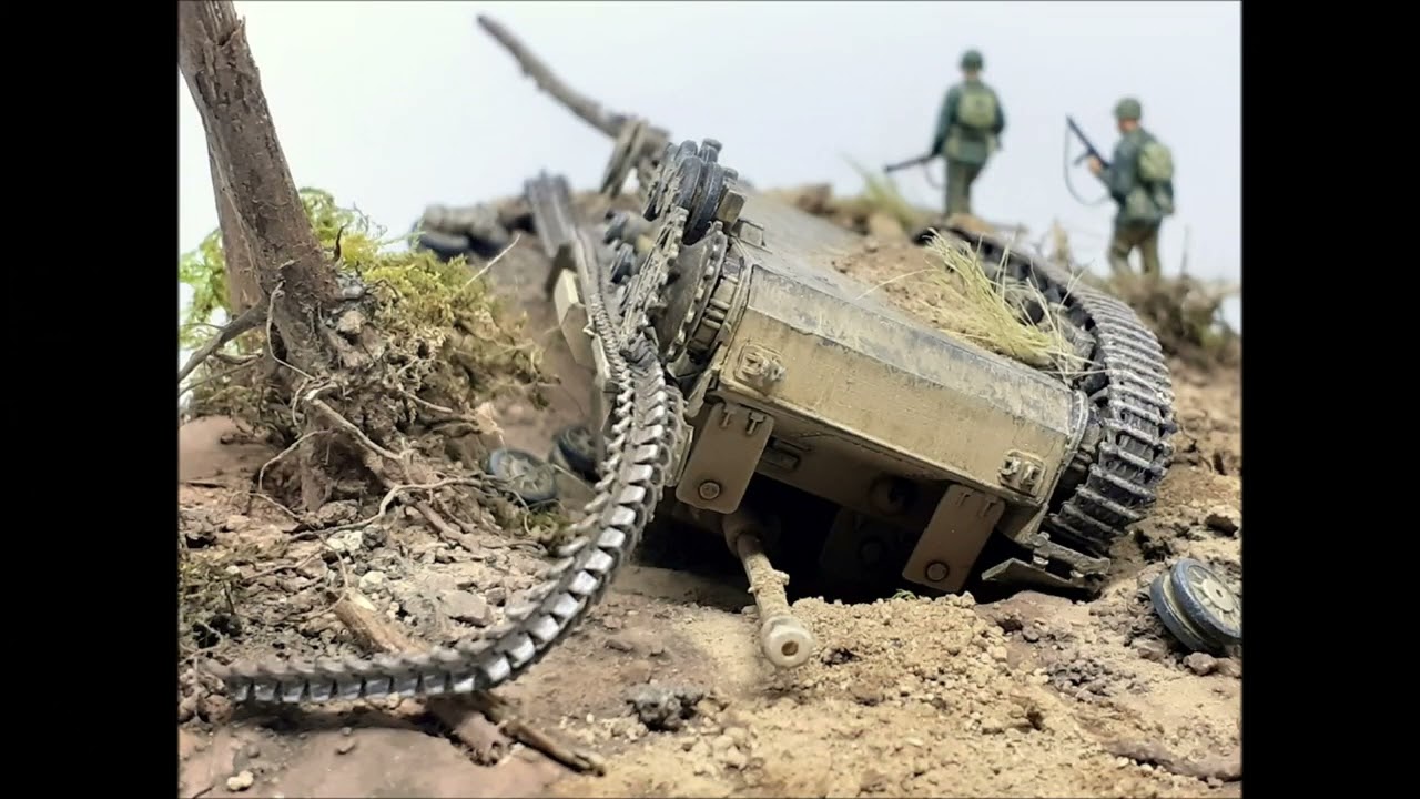 Cobra the Break through, some 1:72 dioramas