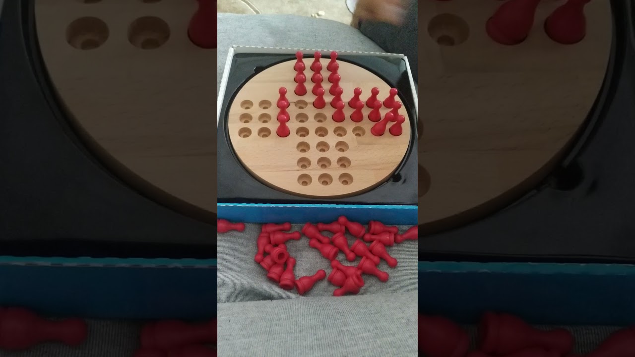 Solo Test 45 piyon 1 bırakma  Peg Solitiare 45