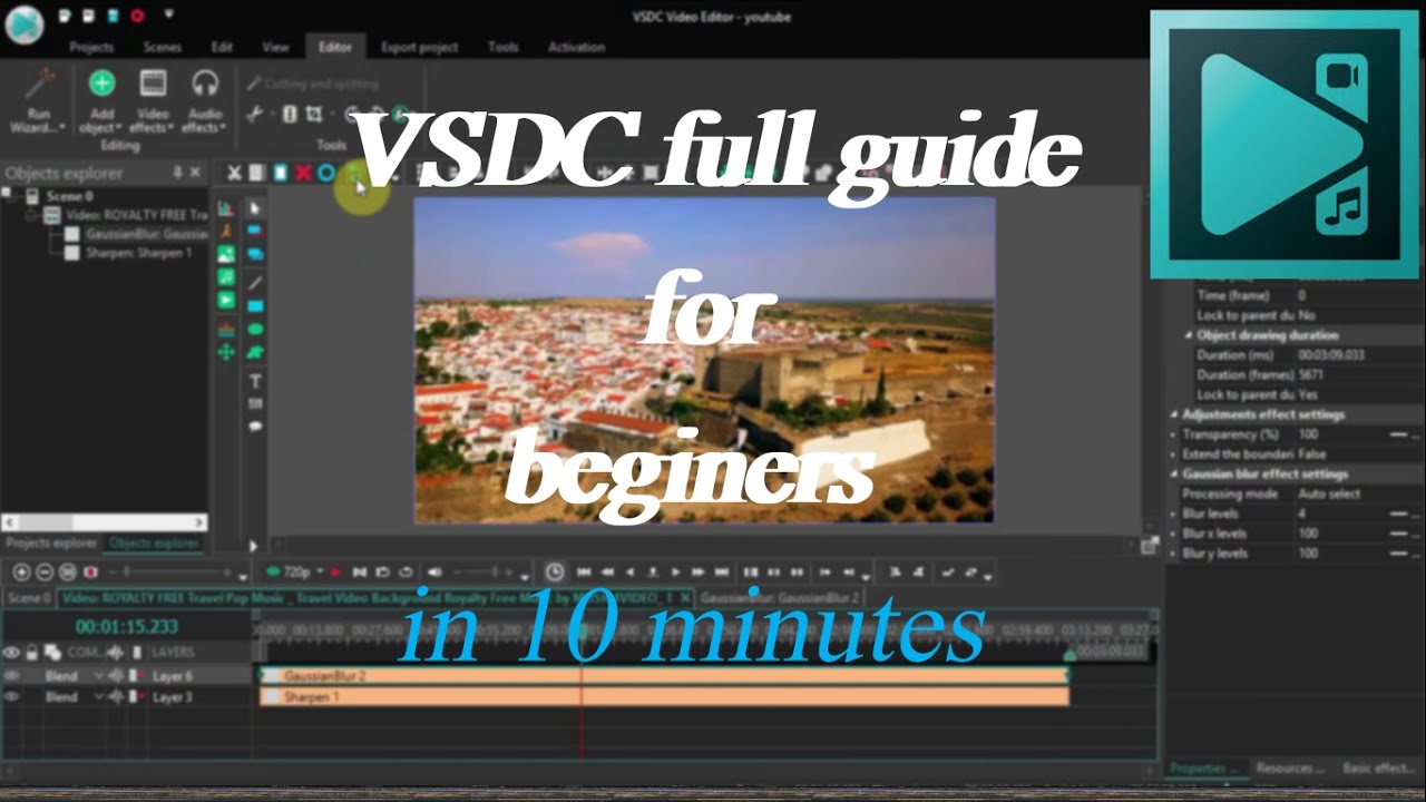 VSDC full tutorial for beginners in Hindi