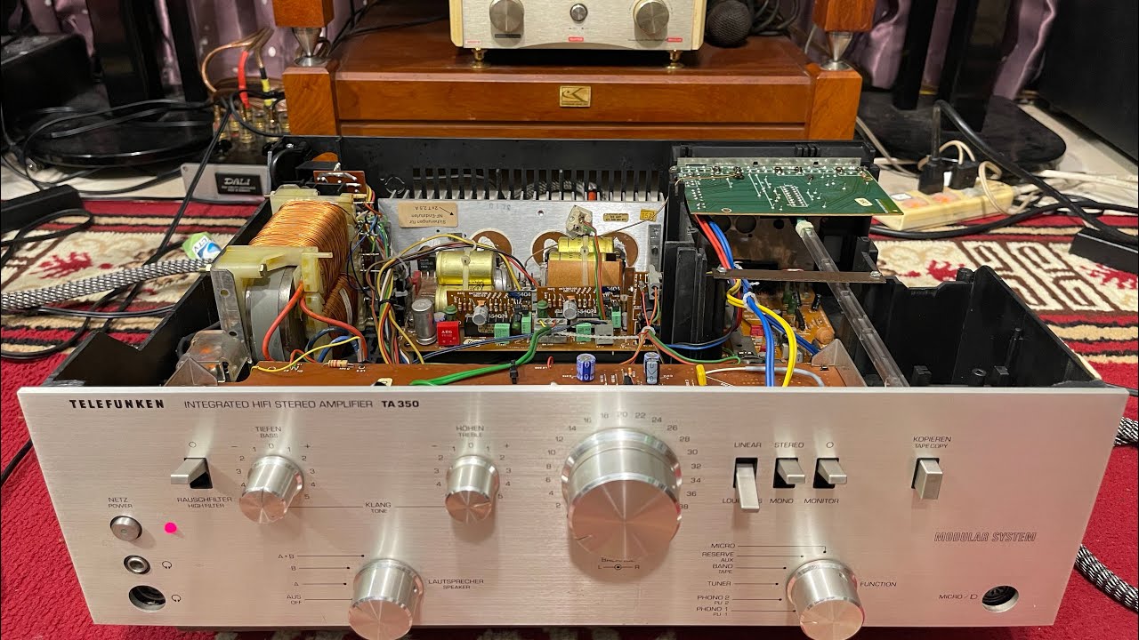 Ampli Đức Telefunken TA 350 mới từ trong ra ngoài_Âm sắc cực hay.Đánh loa Âu hết thuốc❌ĐÃ BÁN❌