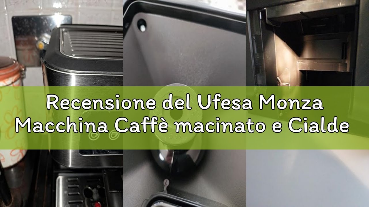 Recensione del Ufesa Monza Macchina Caffè macinato e Cialde Monodose ESE, Pressione 20 BAR, Pannello