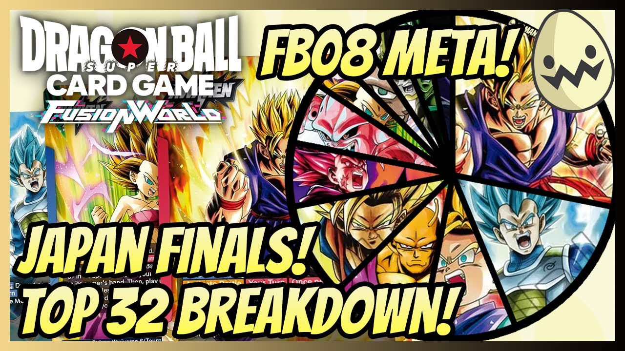 Dragon Ball Super Fusion World: FB08 Meta! Japan Finals! Top 32 Breakdown!