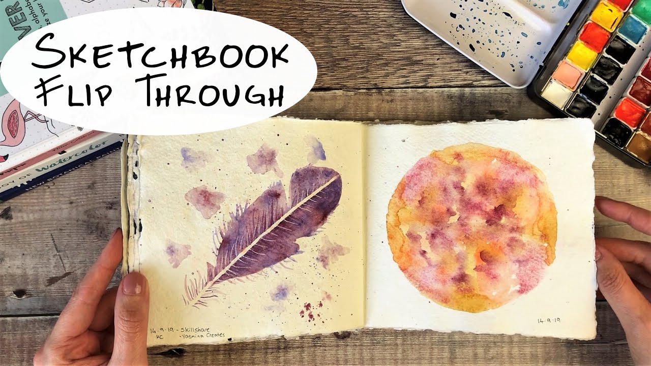 Sketchbook Flip Through | Art Journal