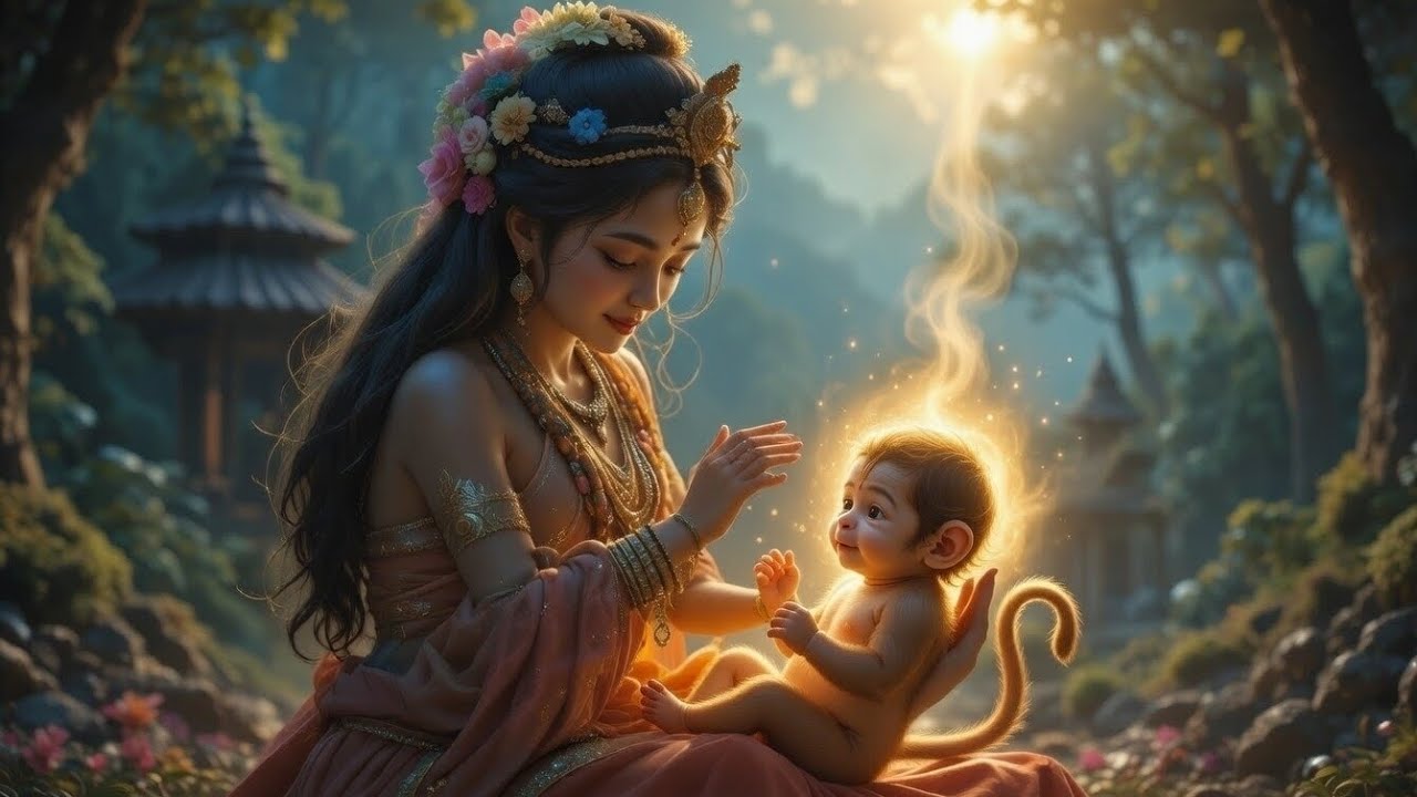 🌙 बच्चों को सुलाने वाला बाल हनुमान चालीसा 🙏 | Baal Hanuman Chalisa for Kids Sleep Peacefully