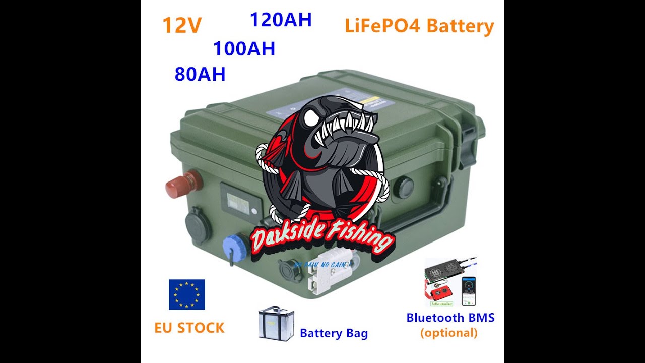 Batterie LiFePO4 NYDPP Aliexpress 12v 80Ah @BigoodFishing