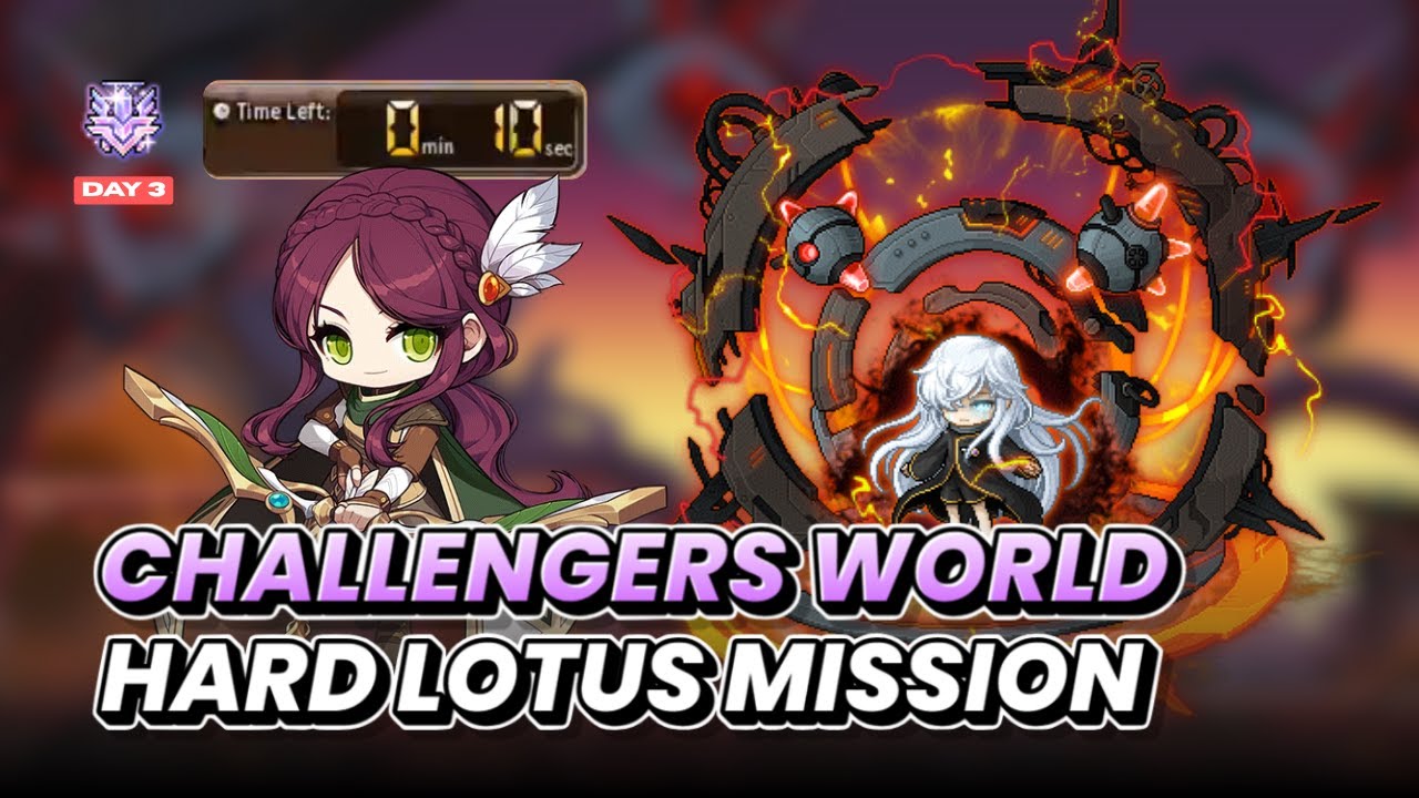 MapleStory Challengers World Bowmaster Hard Lotus Mission (12m CP)