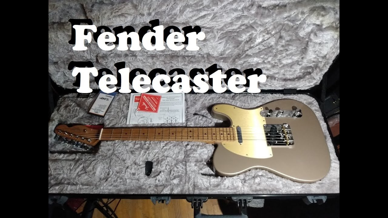 NGD 2021 Fender Telecaster American Professional II - Shoreline Gold
