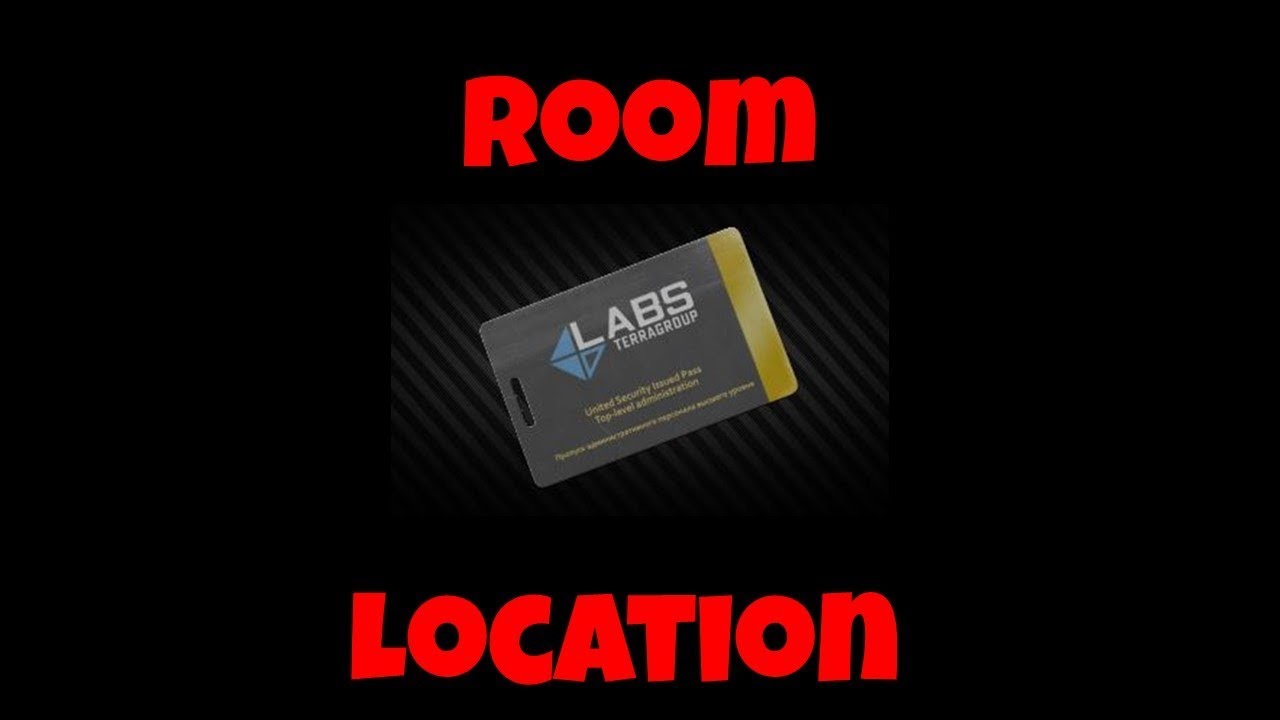 EscapeFromTarkov : Labs Black key card room location and loot