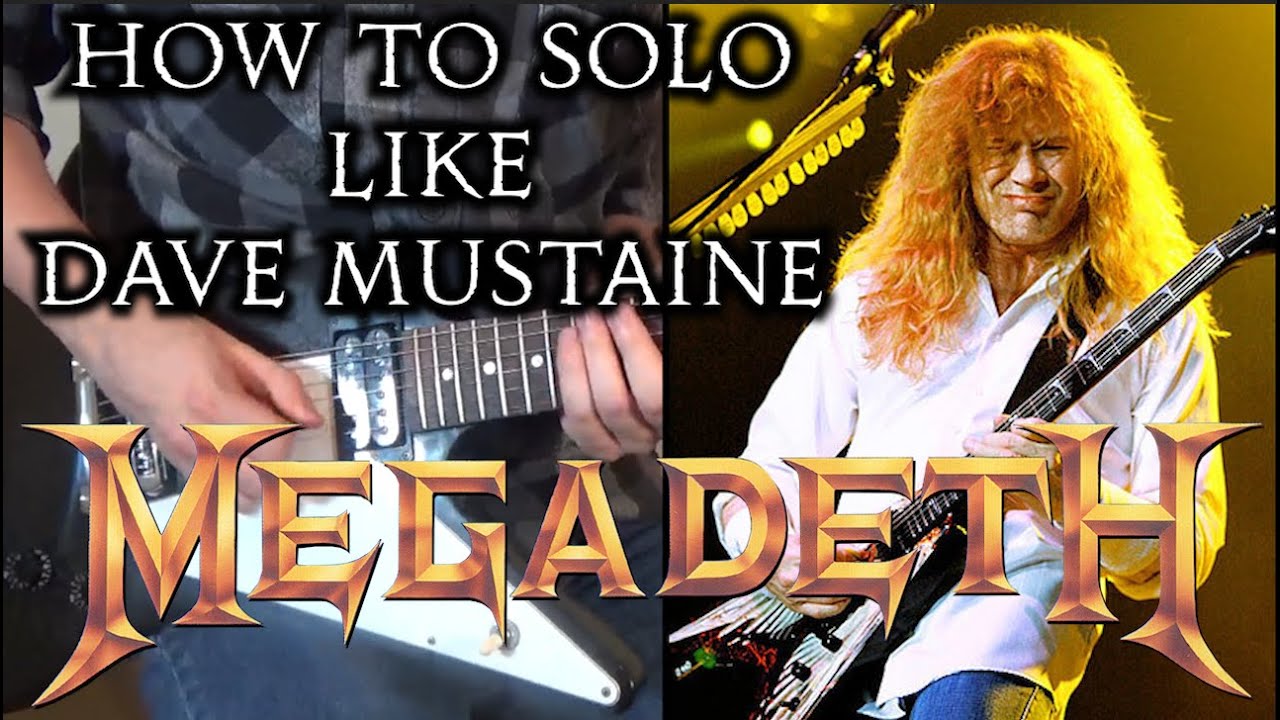How To Play Guitar Solos Like Dave Mustaine of Megadeth (+TAB)