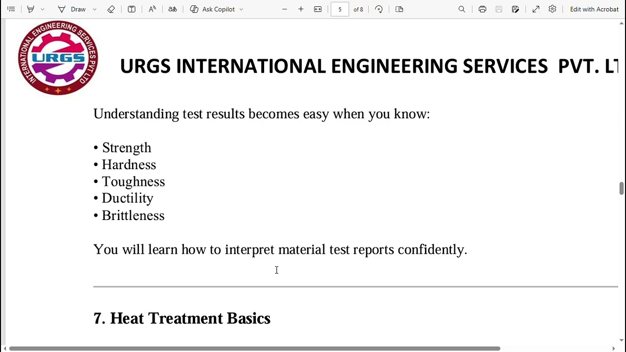 Basic Metallurgy Course for Non-Metallurgists | URGS International
