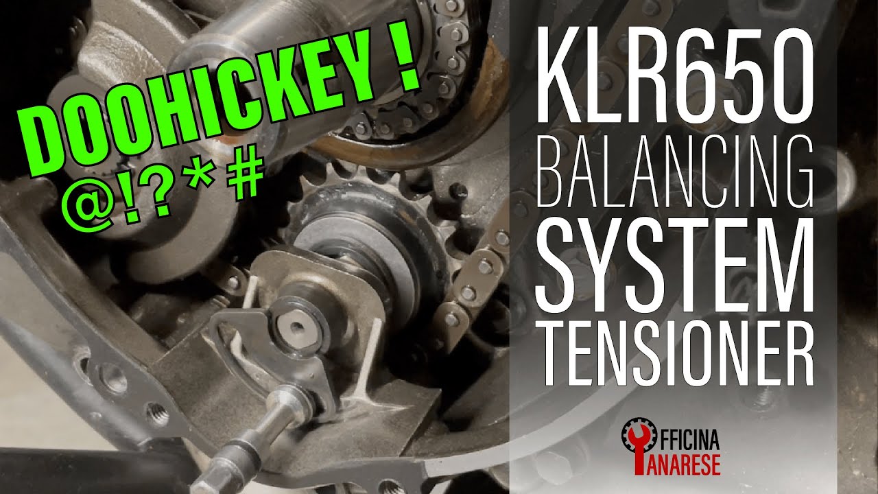 ⚙️ Come funziona il DOOHICKEY del KLR 650 ?! | Tensionatore distribuzione contralberi Kawasaki