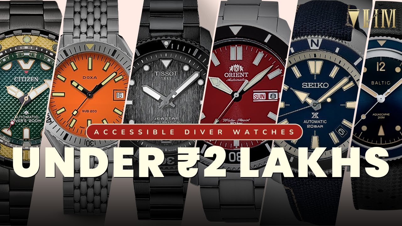 Accessible Diver Watches | under ₹2 lakhs 