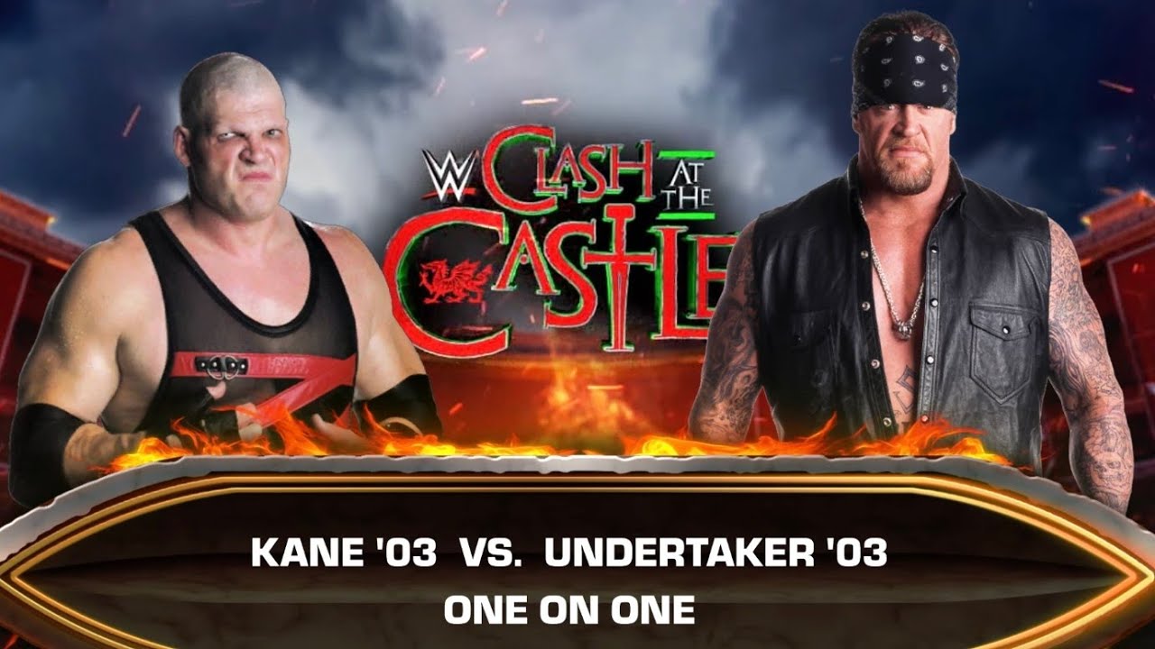 Полный матч - Кейн '03 против Андертейкера '03: Одиночный матч на Clash At The Castle | WWE 2k24