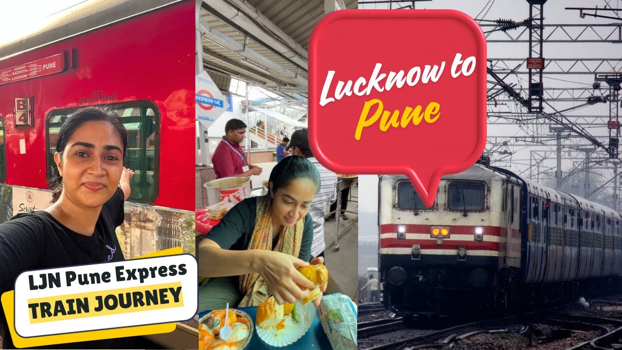 LJN Pune Express Train Journey | Lucknow To Pune | Train Journey @kavitakaparwanofficial