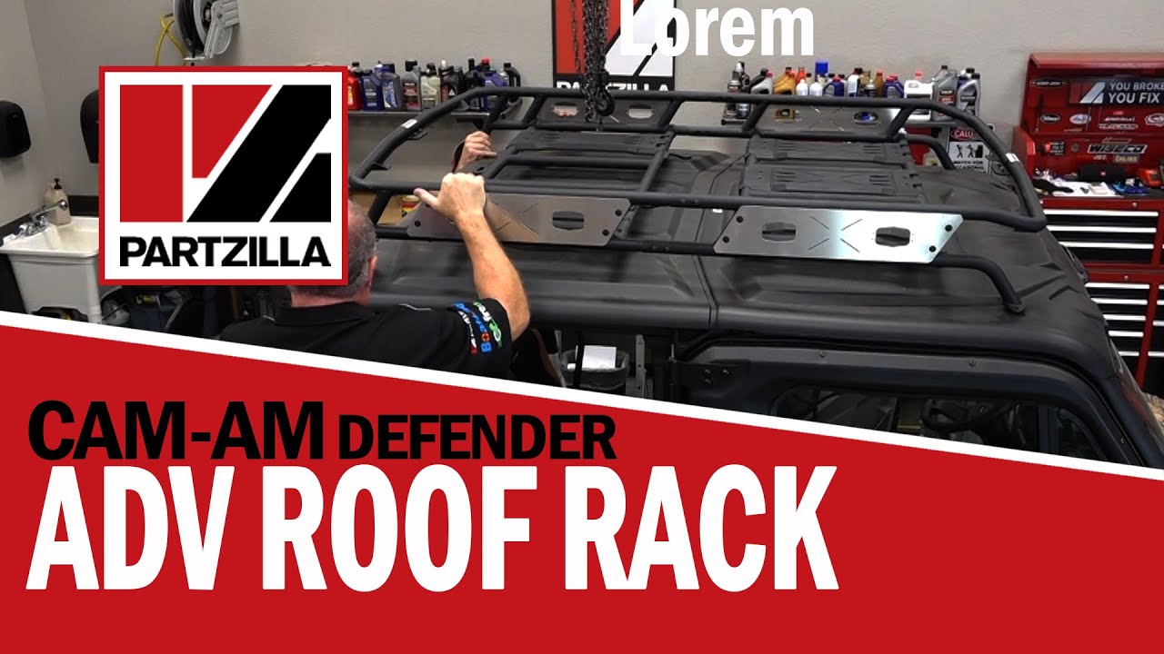 Can Am Defender Roof Rack Installation | Can-Am Defender Adventure Roof Rack | Partzilla.com