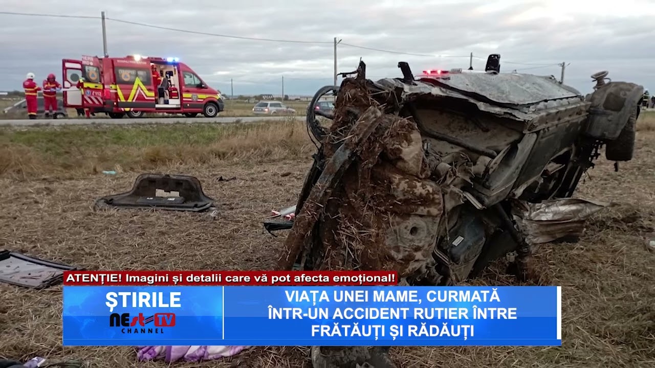 Viața unei mame, curmată &icirc;ntr-un accident rutier &icirc;ntre Frătăuți și Rădăuți
