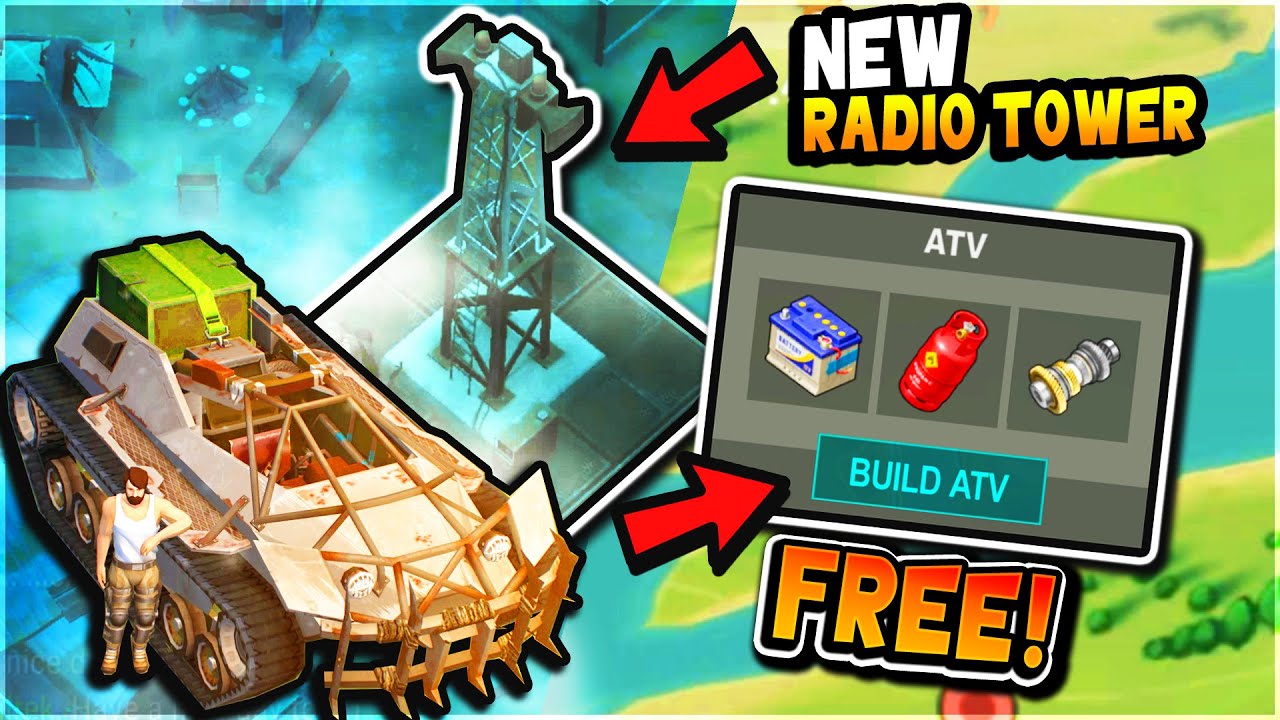 Building the NEW *FREE* ATV (New Radio Tower Location + Ambush...) - Last Day on Earth