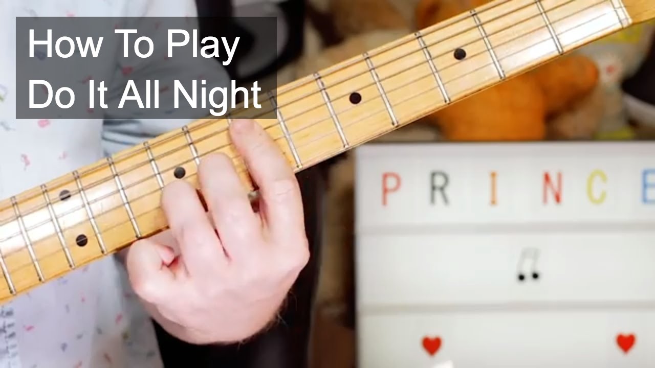 'Do It All Night' Prince Guitar & Bass Lesson