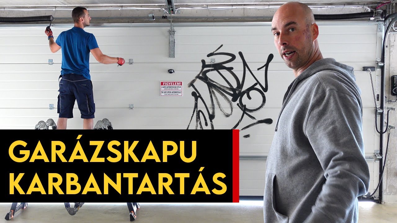 Garázskapu karbantartás - Így  csináld!