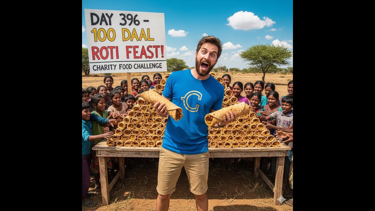 Cooking 100 daal roti rolls for the homeless (Day 396 Ride-along)
