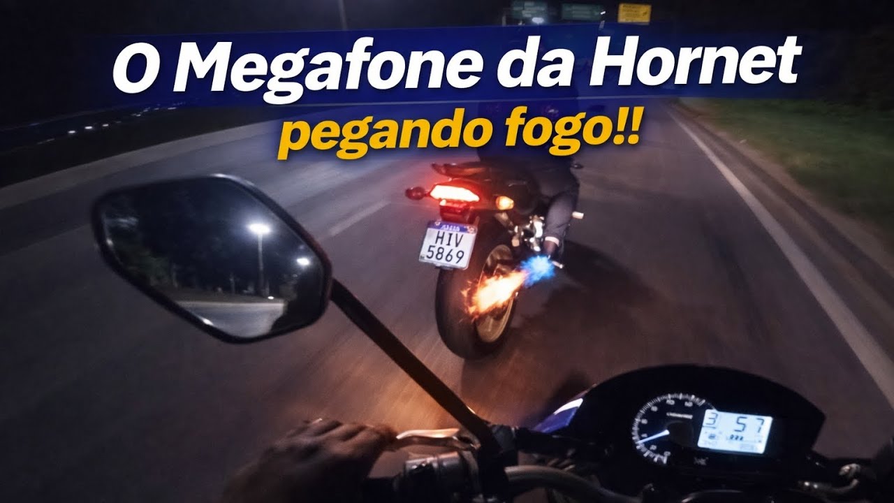 Megafone do Hornetão soltou fogo!!