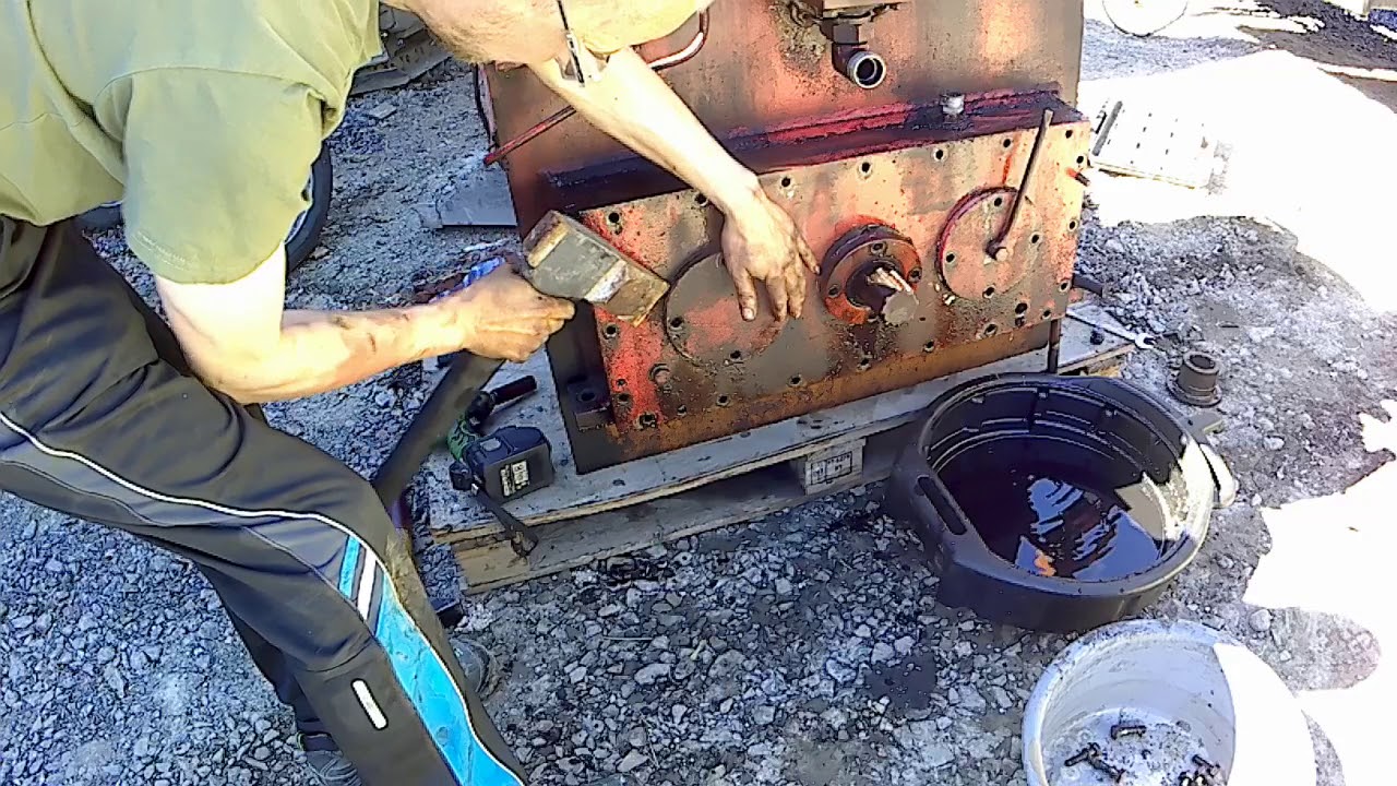 O&K RH5 Hydrauliikka Remontti säiliö purku osa1
