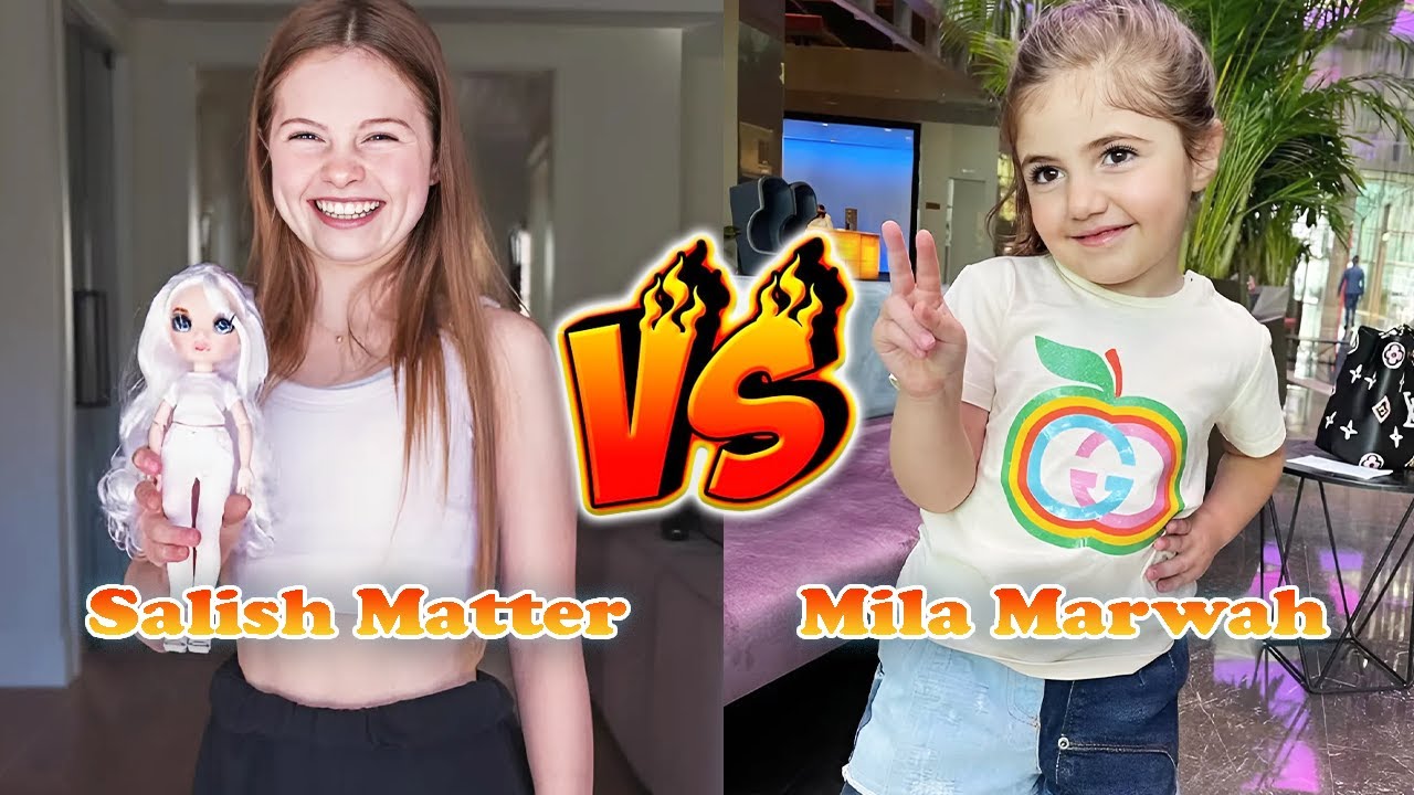 Salish Matter VS Mila Marwah (The Anazala Family) Transformations 🌟 From Baby To 2025