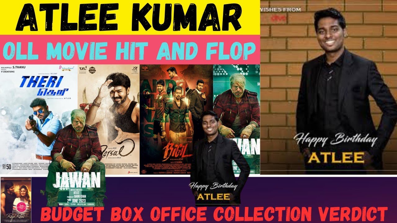 Atlee Kumar oll movie direct budget box office collection #atleekumar #boxofficecollection