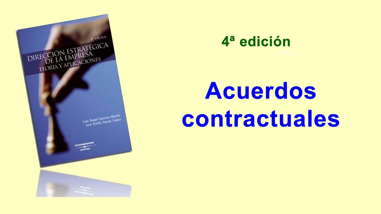 Acuerdos contractuales