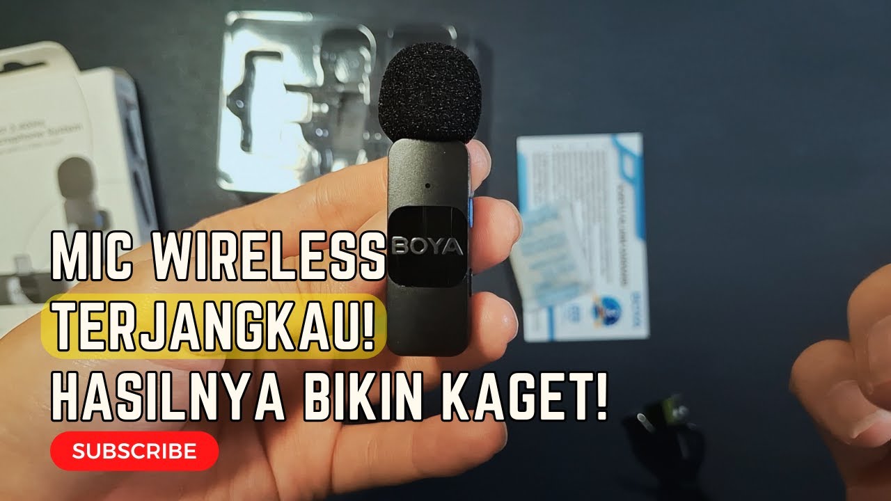 Mic BOYA V10, Terjangkau Tapi Kualitasnya Gimana? | Perbandingan dengan Mic Lainnya