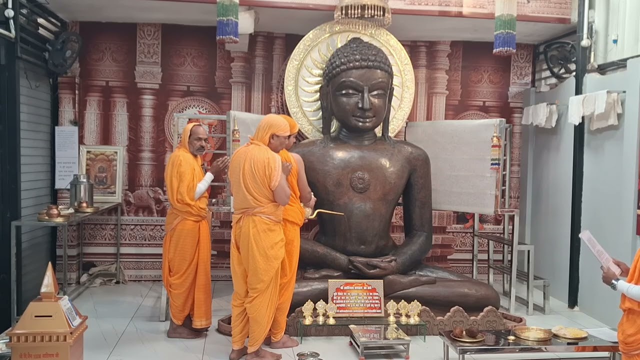 ऋषभधाम, तूमैंन जी वाले बड़े बाबा आदिनाथ (बैठादेव जी) कि शांतिधारा 26/01/26