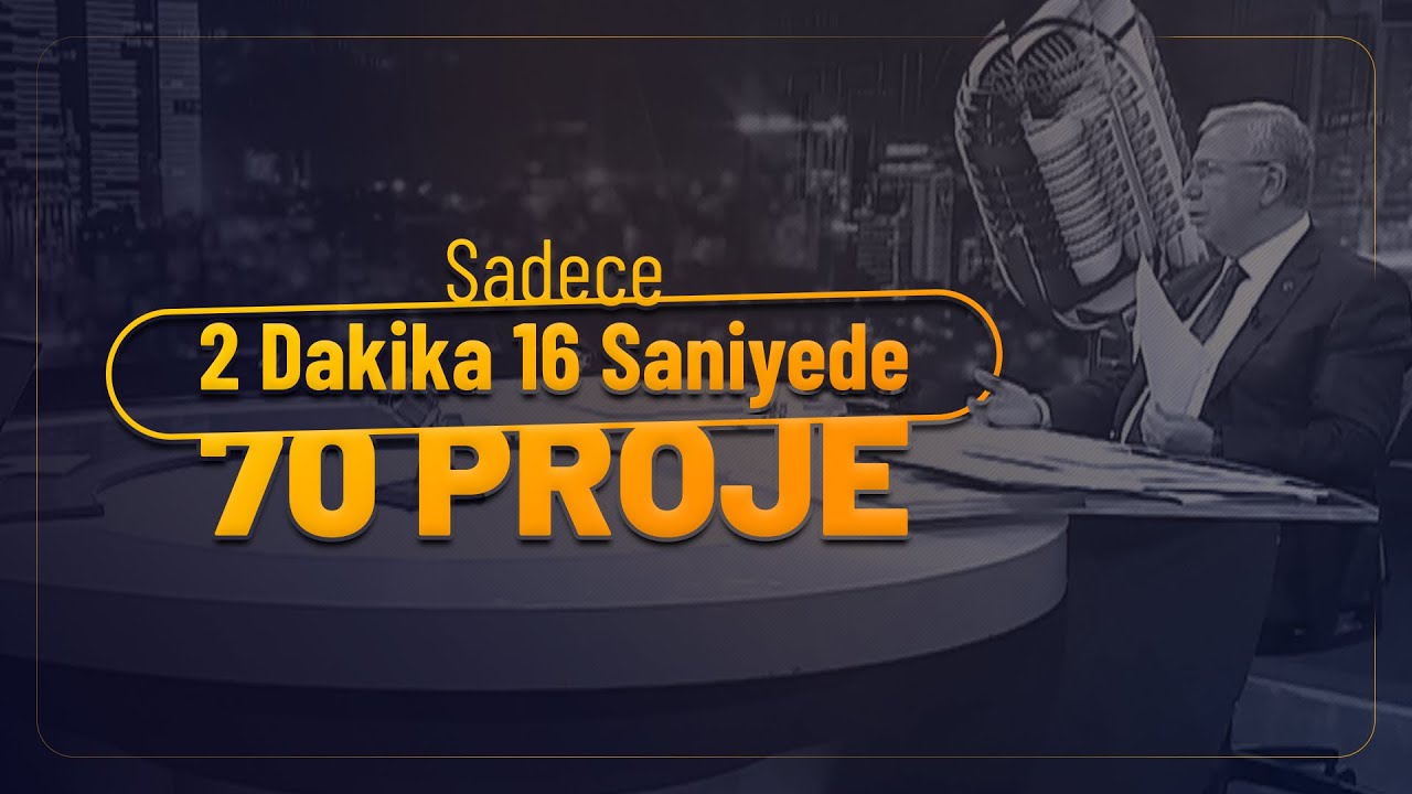 Başkanımız Sn. ‎@mansuryavastv'ın Habertürk Yayınında Sadece 2 dk 16 Saniyede Bahsettiği 70 Proje