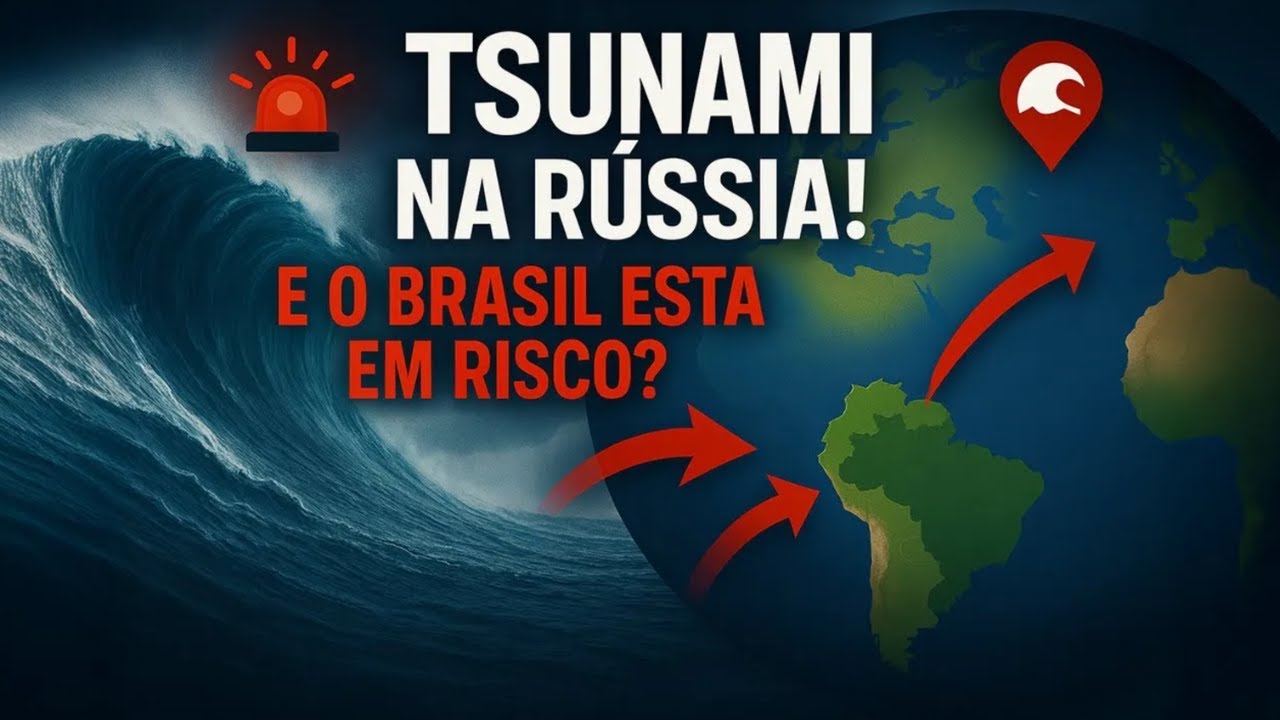 TSUNAMI NA RÚSSIA  E A POSSIBILIDADE DE UM TSUNAMI OCORRER NO BRASIL - TSUNAMI NO BRASIL 2026?