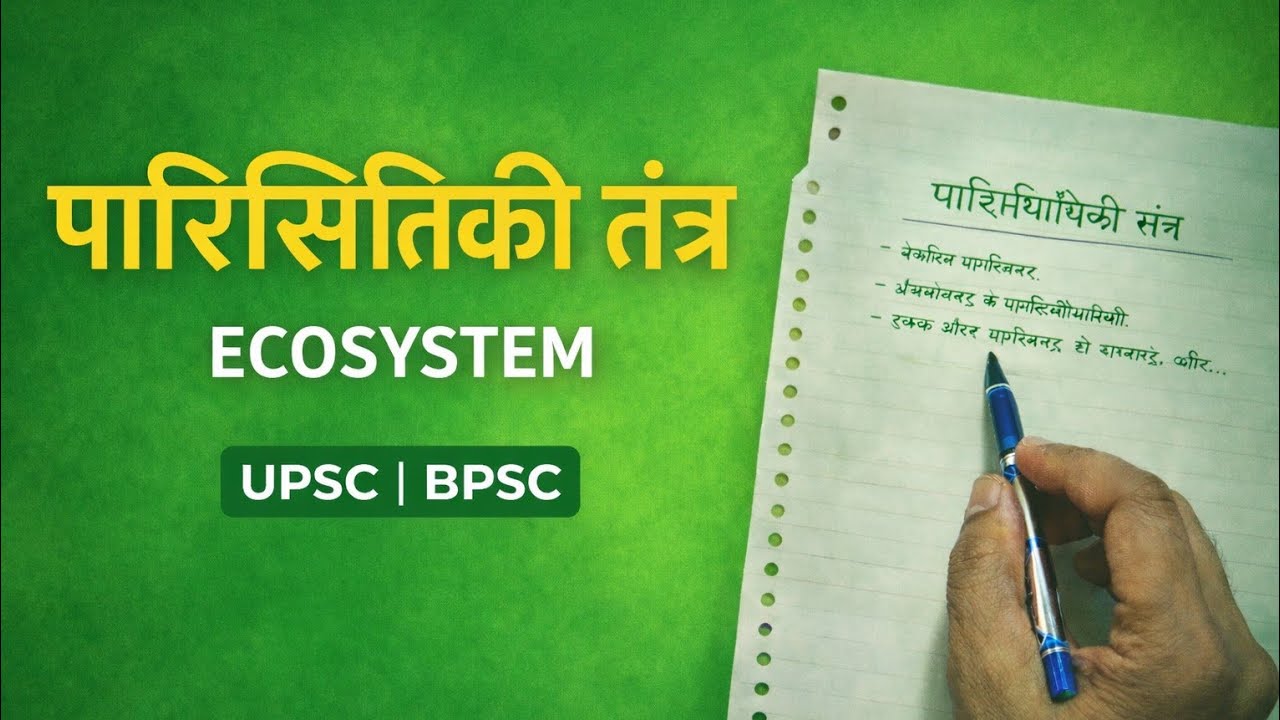 9.Ecology and Environment: ECOSYSTEM/UPSC 2026-27/upsc gs