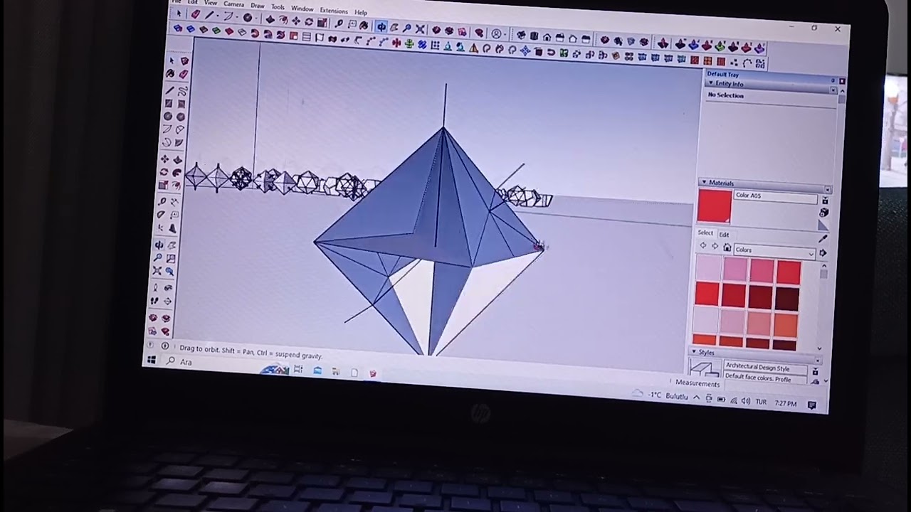 Platonik Cisimlerde Eksen Oluşturma