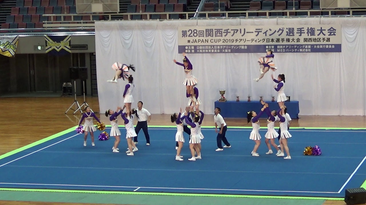 梅花女子大学 RAIDERS 優勝 大学の部 関西大会 2019.06.09