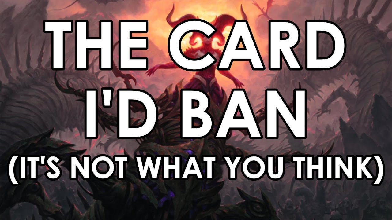 The Card I Would Ban in Standard (It's Not The One You're Thinking Of) | Mtg