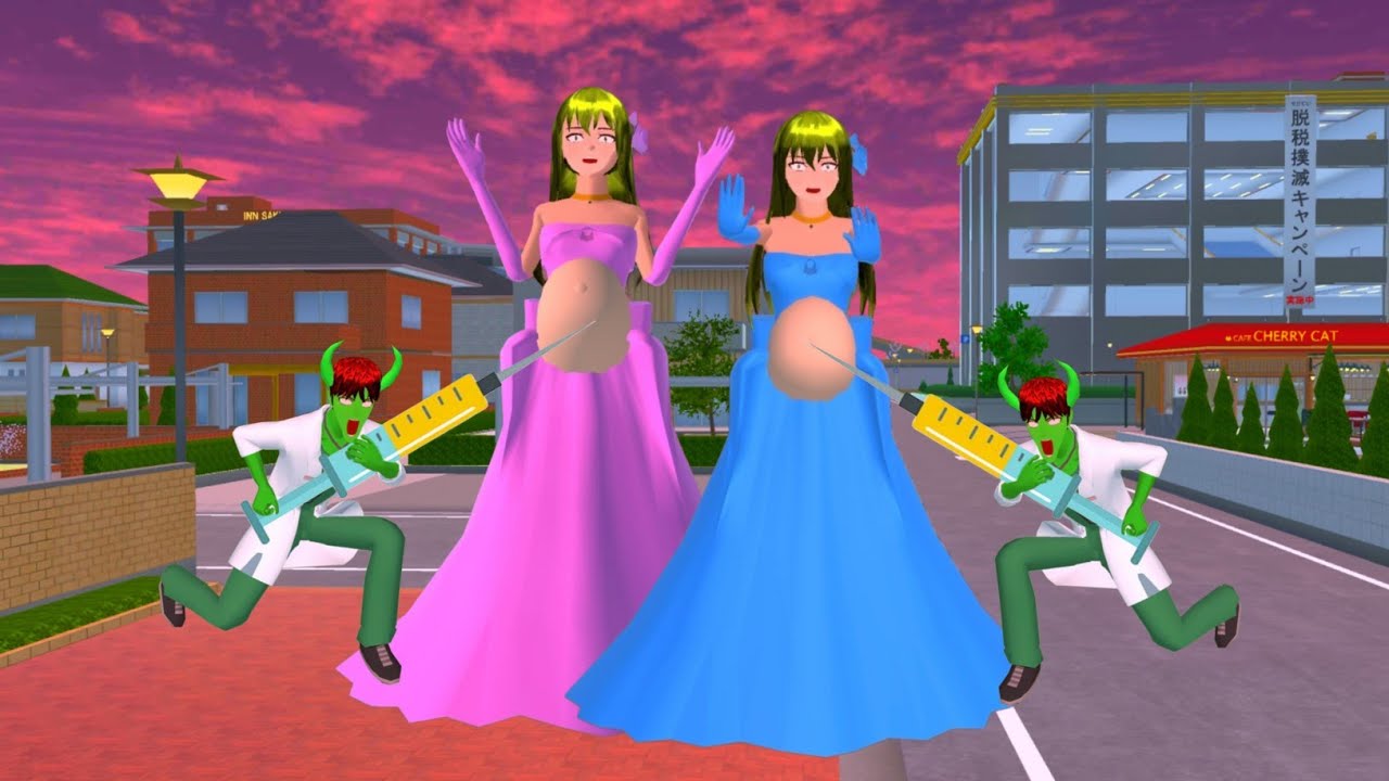 2 Titan Elsa Pregnant Injection By Doctors Zombie Scary 😱 #sakuraschoolsimullator