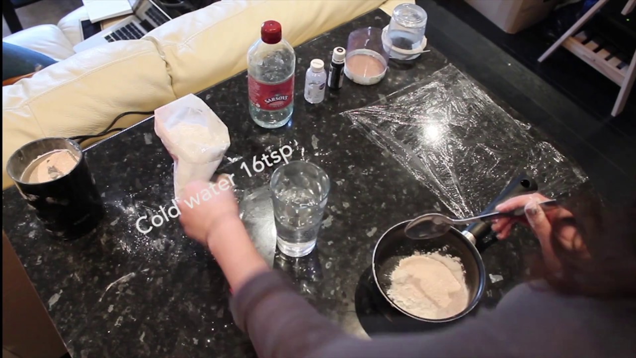 Process: bioplastic with eggshells