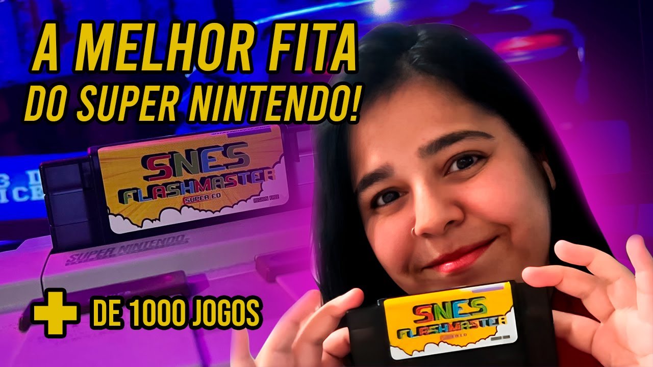 Testando fita Everdriver de Super Nintendo!