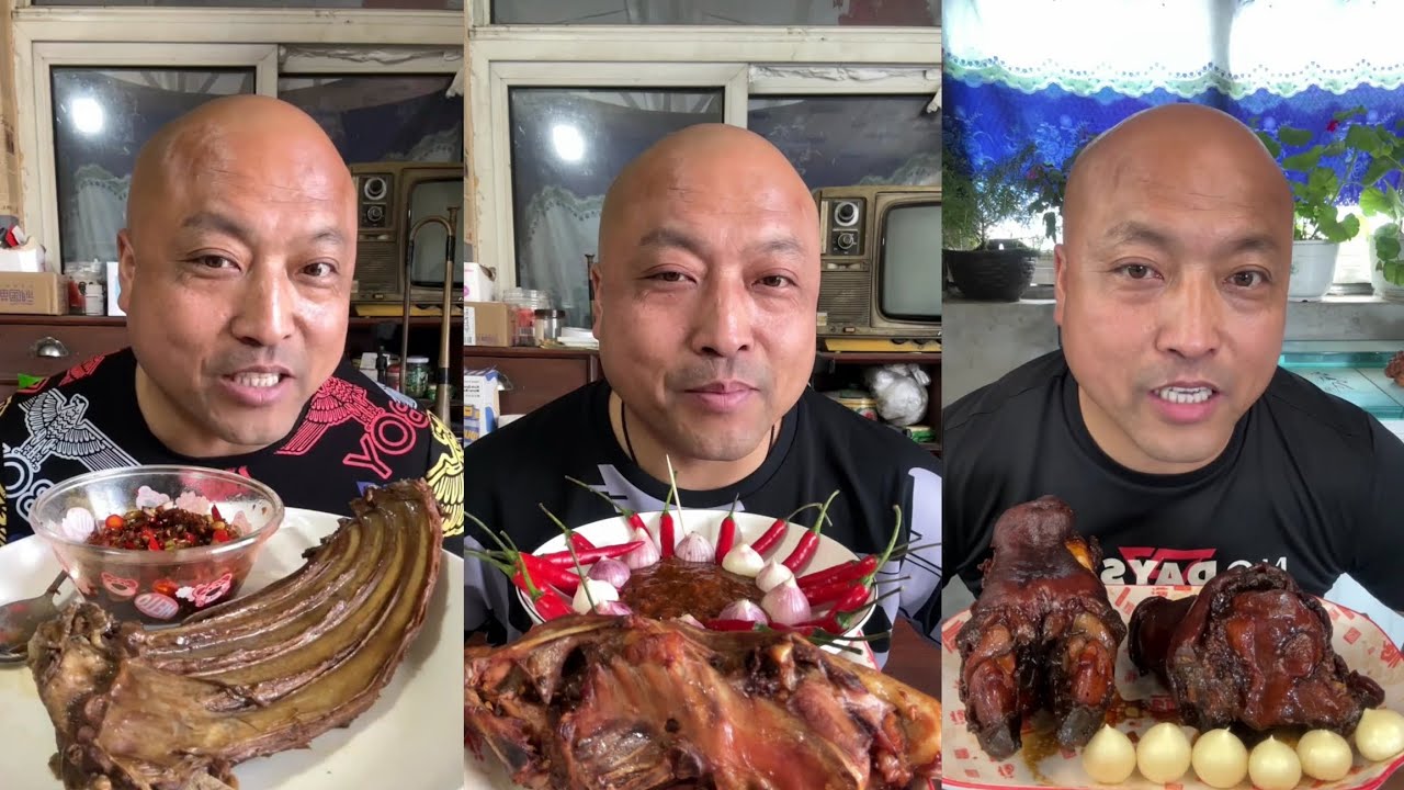 Yummy #12 : Eat roll belly braised pork belly 😋😋 #mukbang #yummyfood #porkbelly #food