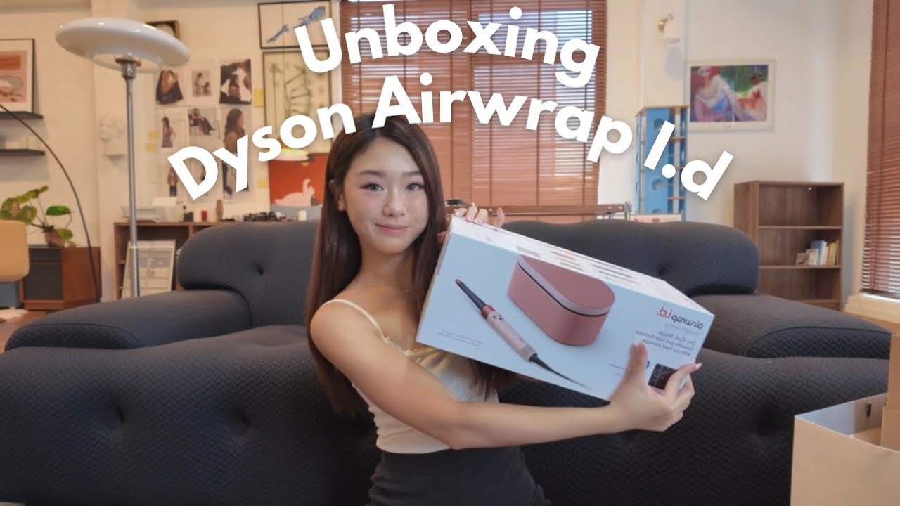 挑战驾电车下KL 💕开箱Dyson Airwrap I.d粉红色！教你轻松卷出仙女卷✨手残党也能学会！